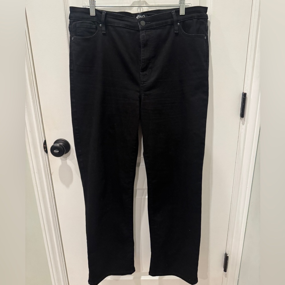 Buffalo David Bitton Women's Black Straight Leg Jeans